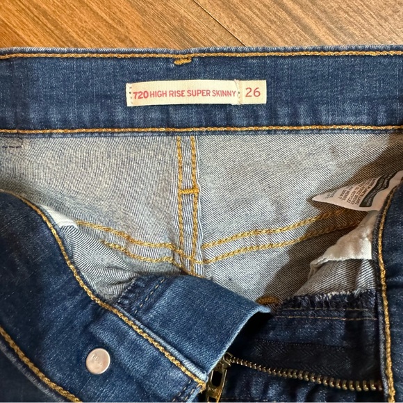 Levis size 26 denim pants - Picture 5 of 8